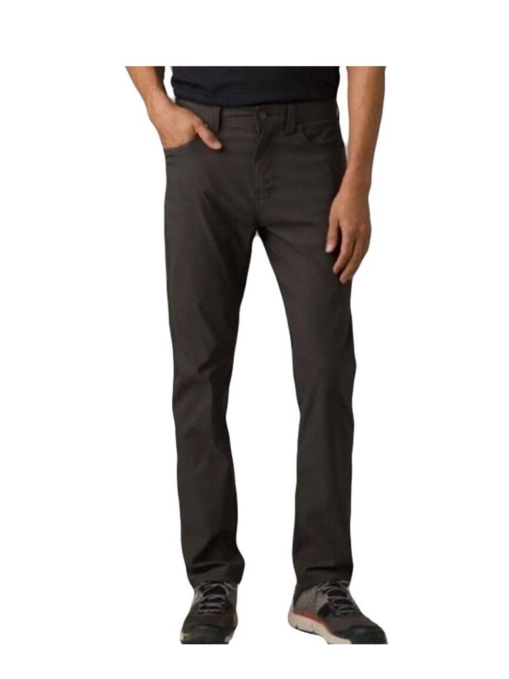 Prana Charcoal Grey Breathe Men's Slim Outdoor hiking pant size 32